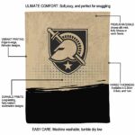 army black knights gradient dots gold blanket new arrival
