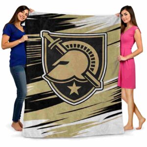 army black knights paint streaks gold white blanket fashion forward