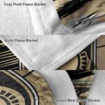 army black knights paint streaks gold white blanket premium grade