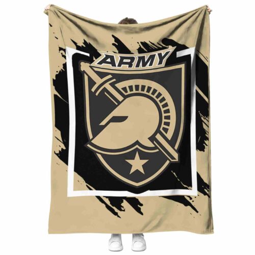 army black knights splatter effect gold blanket best selling