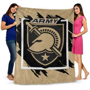 army black knights splatter effect gold blanket fashion forward
