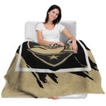 army black knights splatter effect gold blanket latest model
