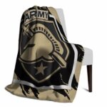 army black knights splatter effect gold blanket top rated