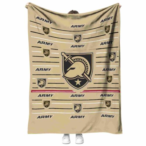 army black knights striped pattern gold blanket best selling