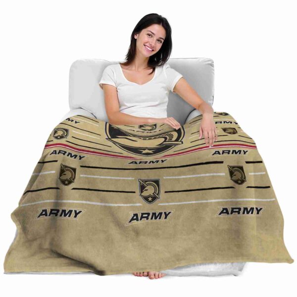 army black knights striped pattern gold blanket latest model
