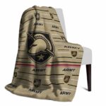army black knights striped pattern gold blanket top rated