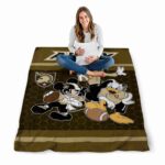 army black knights three musketeers gold blanket high quality