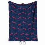 atlanta braves diehard fans navy blanket best selling
