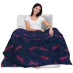 atlanta braves diehard fans navy blanket best selling