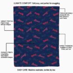 atlanta braves diehard fans navy blanket best selling