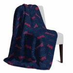 atlanta braves diehard fans navy blanket best selling