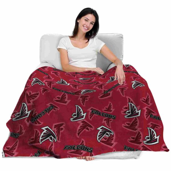 atlanta falcons diehard fans red blanket latest model