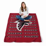 atlanta falcons fan pride red blanket high quality