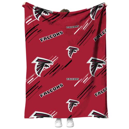 atlanta falcons fan spirit red blanket best selling