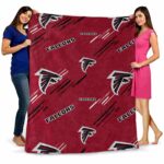 atlanta falcons fan spirit red blanket fashion forward