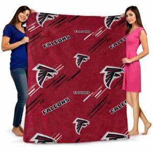 atlanta falcons fan spirit red blanket fashion forward