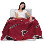 atlanta falcons fan spirit red blanket latest model