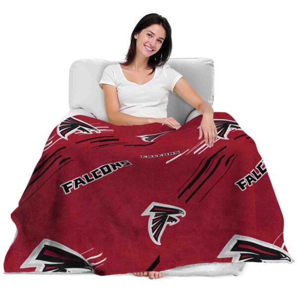 atlanta falcons fan spirit red blanket latest model