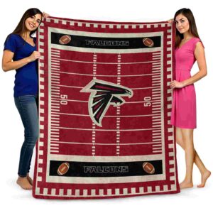 atlanta falcons football field red blanket fashion forward