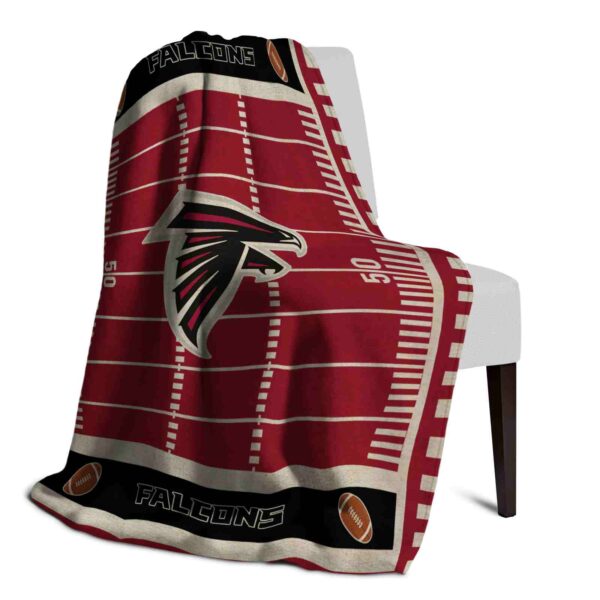 atlanta falcons football field red blanket top rated
