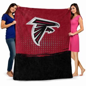 atlanta falcons gradient dots red blanket fashion forward