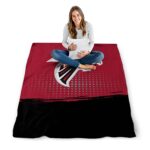 atlanta falcons gradient dots red blanket high quality