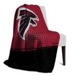 atlanta falcons gradient dots red blanket top rated