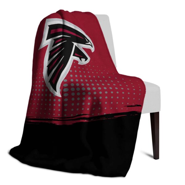 atlanta falcons gradient dots red blanket top rated
