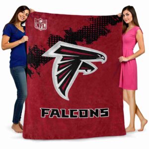 atlanta falcons grunge texture red blanket fashion forward