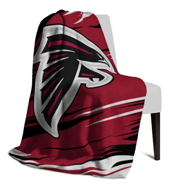 atlanta falcons paint streaks red white blanket top rated