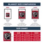 atlanta falcons splatter effect red blanket trendy