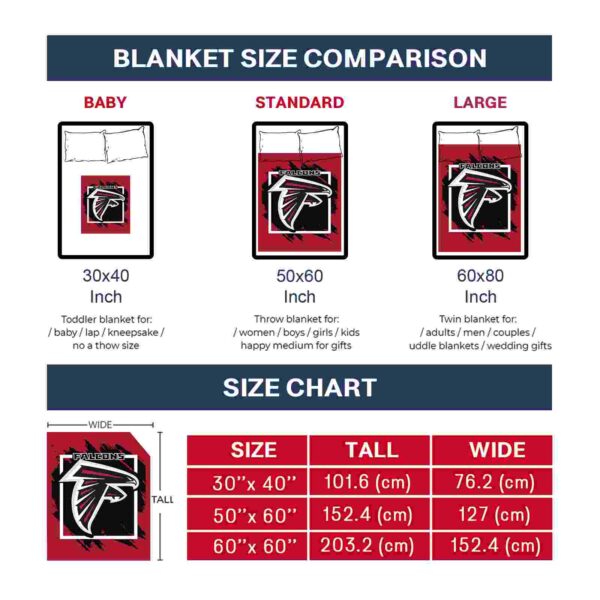 atlanta falcons splatter effect red blanket trendy