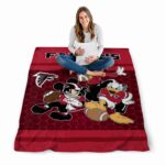atlanta falcons three musketeers red blanket high quality