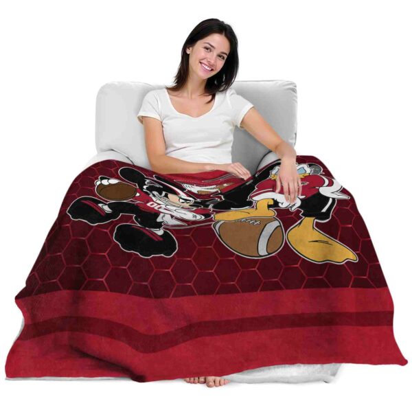 atlanta falcons three musketeers red blanket latest model