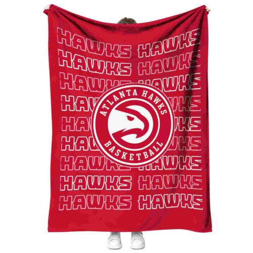 atlanta hawks fan pride red blanket best selling
