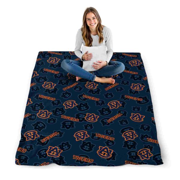 auburn tigers diehard fans navy blue blanket high quality