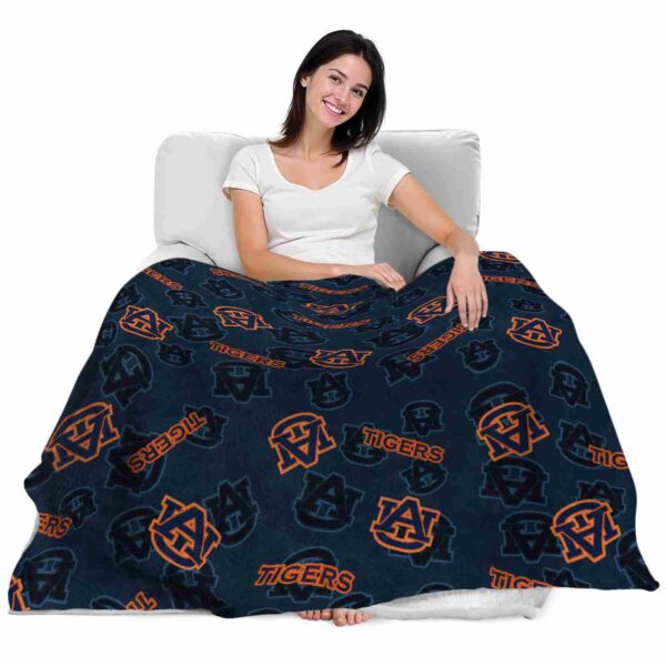 auburn tigers diehard fans navy blue blanket latest model