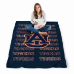 auburn tigers fan pride navy blue blanket high quality