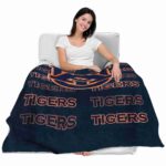 auburn tigers fan pride navy blue blanket latest model