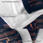 auburn tigers fan pride navy blue blanket premium grade