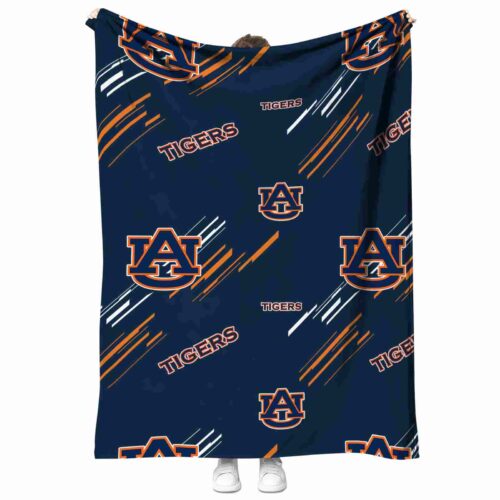 auburn tigers fan spirit navy blue blanket best selling