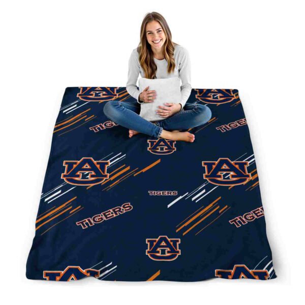 auburn tigers fan spirit navy blue blanket high quality