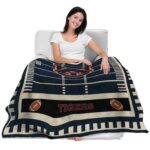 auburn tigers football field navy blue blanket latest model