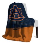 auburn tigers gradient dots navy blue blanket top rated