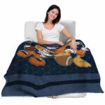 auburn tigers three musketeers navy blue blanket best selling