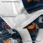 auburn tigers three musketeers navy blue blanket best selling