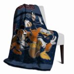 auburn tigers three musketeers navy blue blanket best selling