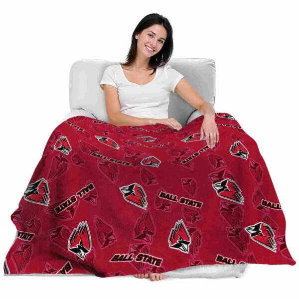 ball state cardinals diehard fans red blanket latest model