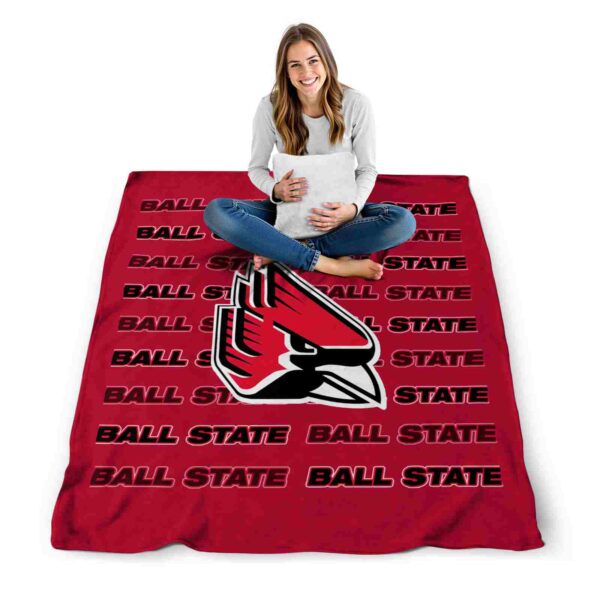 ball state cardinals fan pride red blanket high quality
