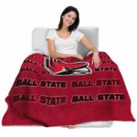 ball state cardinals fan pride red blanket latest model